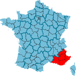 Map of France 