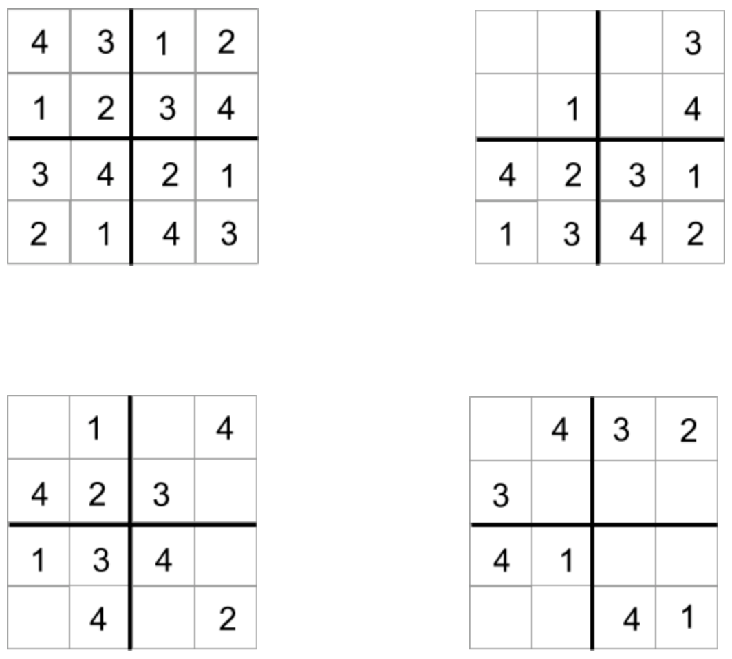 free printable sudoku math puzzles