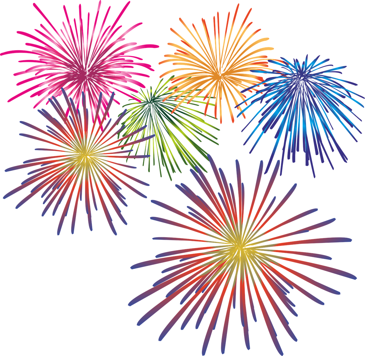 An image of fireworks to celebrate your achievements.
