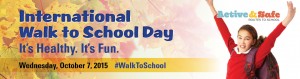 Website Banner - IWalk to School Day 2015.