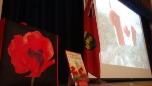 Remembrance assembly poppies 2015