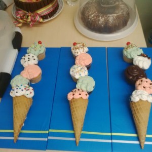 cupcake cones