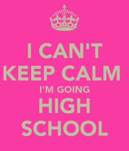 keep calm high school